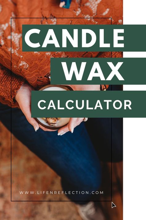 Before you buy candle wax, you should figure out how much candle wax you’re going to need to make scented candles! Use my easy candle wax calculator! Types Of Wax For Candles, Candle Wax Interpretation, How Much Wax Per Candle, Oil To Wax Ratio For Candles, Candle Wax Bulk, Candle Making Party, Soy Candles Labels, Candle Making Wax, Candle Projects