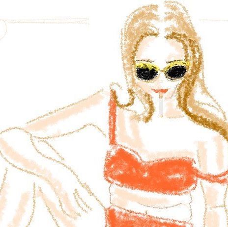 Mafe Downtownstudioo on Instagram: "Cruel summer.  #illustration #womenillustrators #art #fashionillustration #beachillustration #fashion #fashionstyle #drawing #womenart" Beach Illustration, Cruel Summer, Summer Illustration, Fashion Illustration, Drawings, On Instagram, Instagram, Art