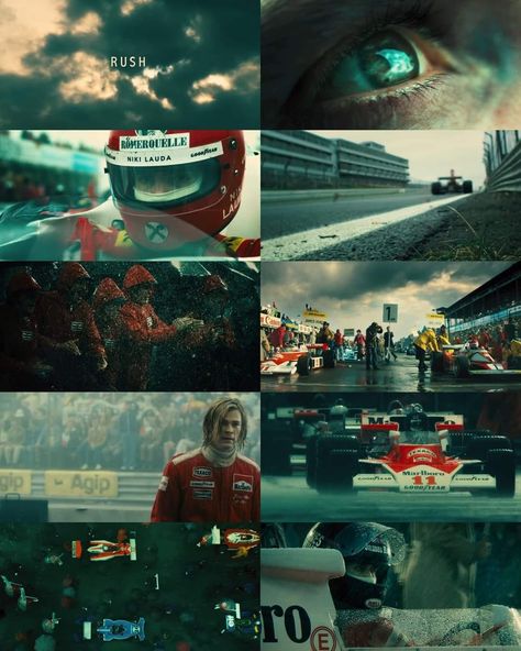 Rush - 2013 Rush 2013, Rush Movie, Niki Lauda, James Hunt, Movie Cars, Best Movie Posters, Tv Quotes, Cars Movie, Wall Posters