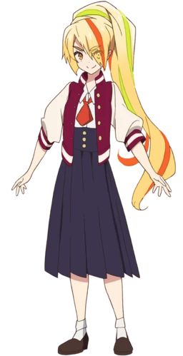 Saki Nikaido | Zombieland Saga Wiki | FANDOM powered by Wikia Anime Zombie, Zombieland Saga, Zombie Land Saga, Zombie Land, Light Blue Top, Biker Gang, Best Villains, Zombie Girl, Best Hero