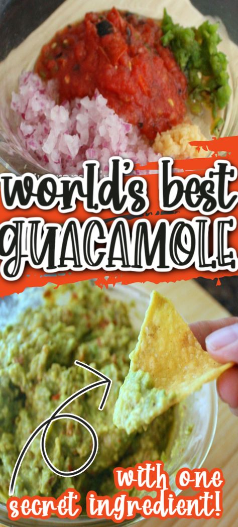 Recipe Guacamole, Mexican Guacamole, Oven Fried Chicken Recipes, Homemade Guacamole Recipe, Homemade Refried Beans, Refried Beans Recipe, Best Guacamole, Avocado Recipe, Guacamole Recipe Easy