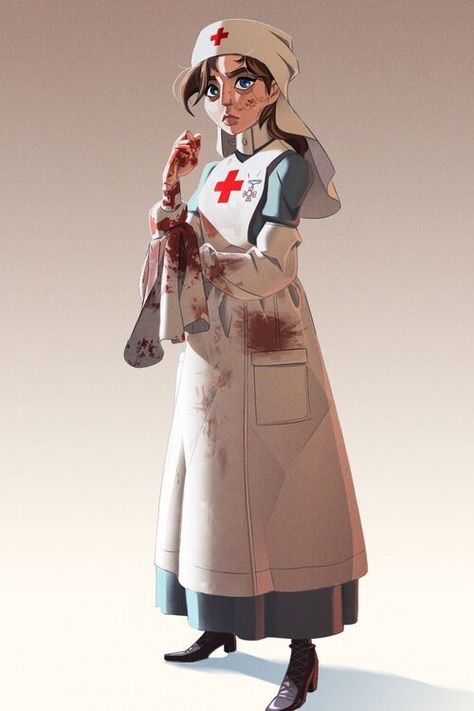 Winners of the “Doctors & Nurses” Challenge Nurse Pose, Pixar Character Design, Nurse Drawing, Character Design Challenge, Nurse Art, Simple Character, Female Cartoon Characters, Character Design Girl, Female Armor