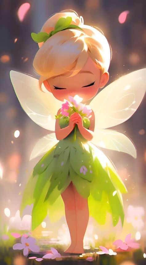 Putri Aurora, Tinkerbell Pictures, Disney Princess Artwork, Princess Wallpaper, Fairy Pictures, Cute Fairy, Disney Princess Pictures, Cute Cartoon Pictures, Pinturas Disney