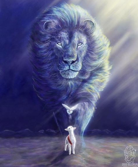 Lion Of Judah Jesus, Christian Illustration, Lion And Lamb, Heaven Art, Jesus Christ Art, Prophetic Art, Lion Pictures, Jesus Wallpaper, Christian Pictures