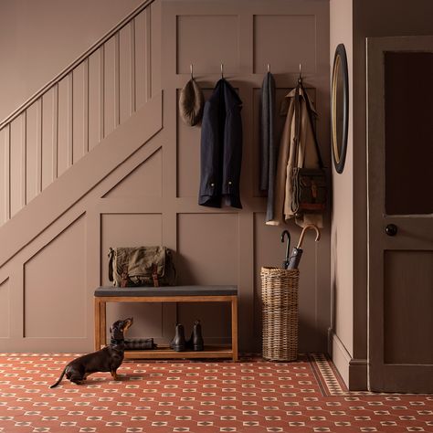 Original Style | Heritage Hallways | Create a timeless welcome with geometric, Victorian Floor Tiles Hallway Tiles, Small Porch Ideas, Hearth Tiles, Victorian Floor Tiles, Porch Tile, Victorian Floor, Tiled Hallway, Timeless Interior, Geometric Floor