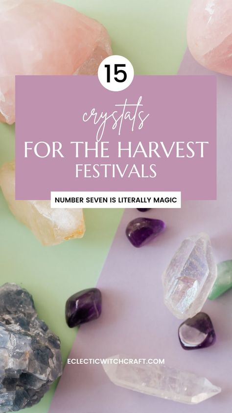 Get a free guide to crystals and learn how to choose the right one for you. Discover the different types of crystals that can be used for magickal purposes. Find out which crystals have a high vibration on each day of the year. Crystals for the harvest festivals. Explore the many ways you can practice witchcraft using crystals. Learn the basics and start practicing today. Crystals for the harvest festival: Lughnasadh, lammas, thanksgiving, autumnal equinox, harvest moon, fall equinox. The North Water, Guide To Crystals, Nature Spirituality, Harvest Festivals, Eclectic Witchcraft, Element Fire, Autumnal Equinox, Crystal Altar, Crystal Guide