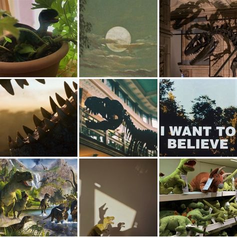 Dinosaur Moodboard, Owl City Aesthetic, Dinosaur Things, Dinosaur Aesthetic, Moon Moodboard, Collages Aesthetic, Dino Aesthetic, Moodboard Inspo, Adopt Idea