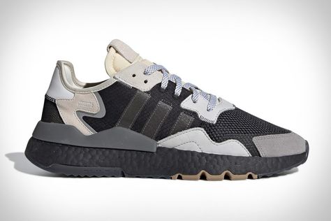 Originally released in the late 1970s for runners who jog at dawn or dusk, Adidas is bringing back a revamped version of the Nite Jogger.... Sneakers Head, Nite Jogger Adidas, Adidas Nite Jogger, Sporty Wear, Nite Jogger, Joggers Shoes, Adidas Sneakers Women, Asics Sneakers, Baskets Adidas