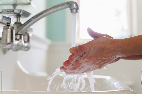 Washing Hands Reference, Doing Laundry By Hand, Washing Hands Aesthetic, Product Photography Hand Wash, Washing Hands Poster, Macbeth Project, Washing Your Hands, Hand Poses, Object Reference