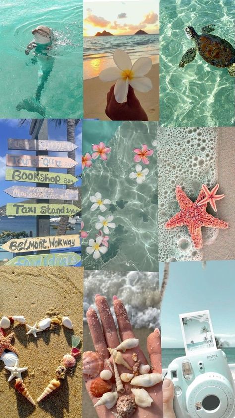 wallpaper Preppy Beach Wallpaper Collage, Preppy Summer Wallpapers, Cute Beachy Wallpapers, Preppy Beach Aesthetic, Preppy Summer Wallpaper, Preppy Summer Aesthetic, Preppy Ocean, Free Eshop Codes, Vsco Ideas