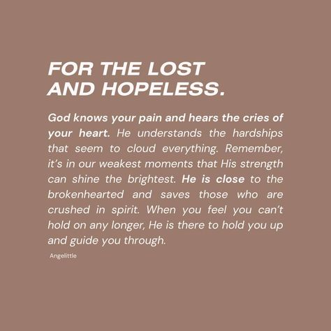 "I feel like a hopeless case." -- @angelittleblog 🍂 | christian thoughts & tips #Jesus #ChristianQuotes #Bible #Christians Bible Verse When Feeling Down, Bible Verses To Read When, Christening Quotes, Bible Verses About Hope, Christian Notebook, Christian Thoughts, Hope Bible Verses, God Encouragement, Holy Girl