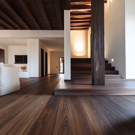 the matt finish dark santos rosewood plank in a young couple house and very simple but comfortable interior design home #parquet #flooring #plank #interiordesign #hospitality Couple House, Young Couple, Parquet Flooring, Design Home, House Design, Flooring, Interior Design, Design, Santos