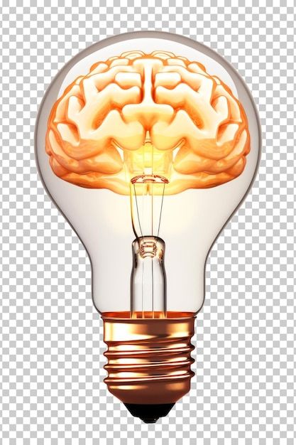 Lightbulb with brain isolated on transpa... | Premium Psd #Freepik #psd #creative-mind #genius #cognitive #creative-idea Brain Graphic, Creative Idea, Creative Mind, Graphic Resources, Light Bulb, Transparent Background, Brain, Quick Saves, Design