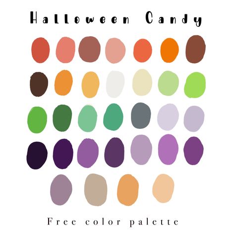 Halloween Procreate Palette, Bright Halloween Color Palette, Halloween Color Pallet Ideas, Halloween Color Combos, Halloween Pallete Color, Halloween Color Pallet, Nightmare Before Christmas Color Palette, Halloween Colors Palette, Color Palette Halloween