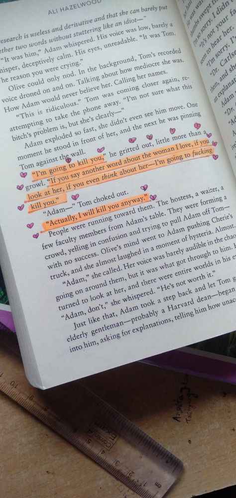 Book annotations Ali Hazelwood The Love Hypothesis, Love Hypothesis Book Quotes, Adam And Olive The Love Hypothesis, Annotating The Love Hypothesis, Books Like The Love Hypothesis, The Live Hypothesis, Love Hypothesis Annotations, Ali Hazelwood Quotes, Ali Hazelwood Fanart