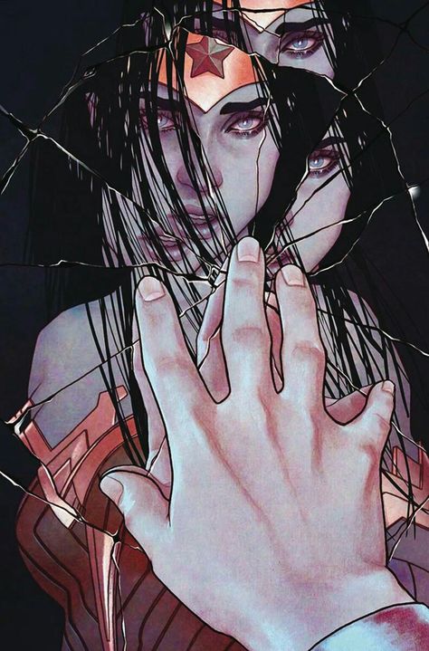 What does your reflection say about you? Jenny Frison, Anastacia Disney, Art Dc Comics, Wonder Woman Art, Arte Dc Comics, Superman Wonder Woman, Dc Comic, Wow Art, Dc Comics Art