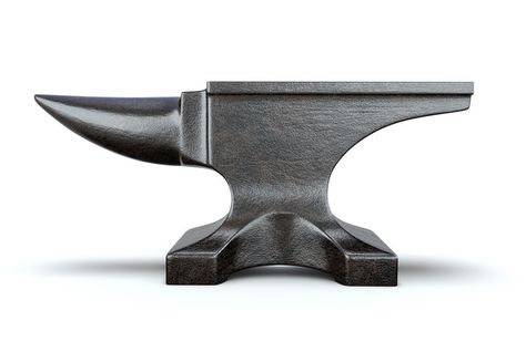 a pretty anvil Tool Tattoo, Anvils, Blacksmith Tools, Tattoo Project, Old Tools, Metal Fabrication, Stock Photography Free, Art Challenge, 3d Illustration