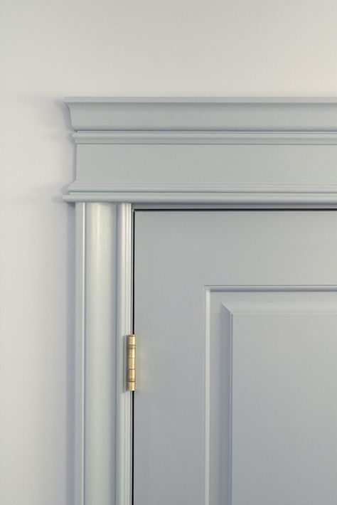 How to Select Millwork Profiles + The Trim I Chose - roomfortuesday.com Trim For Doorways, Double Trim Molding, Trim Profiles Interior Design, Door And Window Moulding Ideas, Custom Door Molding, Craftsman Interior Door Trim, Types Of Trim Moldings, Colonial Door Trim Interior, Molding Design Door