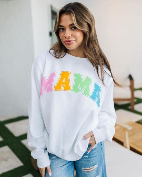 Who else is in their Mama Era? ✨ Wear it proudly any day with the MAMA Stanley Sweatshirt. wildsolproject.com to snag this cozy oversized crewneck. What is your favorite thing about being a mama? . . . . . #mamaoutfit #momlife #momstyle #momlifebelike #momfit #momlifeisthebestlife #womensboutique #amazonfashionfinds #cozyoutfit #cozysweater #springstyles Oversized Crewneck, Mama Sweatshirt, Cozy Outfit, Ladies Boutique, Women Clothing Boutique, Cozy Sweaters, Mom Style, Sweater Weather, Online Womens Clothing