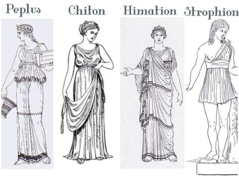 Ancient Greek Costume Primer (Athenian History #2) | Sara M. Harvey on Patreon Ancient Greece Clothing, Ancient Greek Dress, Greek Chiton, Ancient Greek Costumes, Greek Toga, Ancient Greek Clothing, Roman Clothes, Roman Dress, Greek Dress