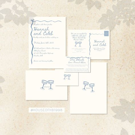 This Wedding Invitation Templates item is sold by HouseOfHB1998. Ships from United States. Listed on 08 Aug, 2023 Blue Champagne Wedding, Bow Border, Wedding Invitations Champagne, Boathouse Wedding, Blue Champagne, Traditional Wedding Invitations, Floral Save The Dates, Rsvp Postcard, Postcard Template