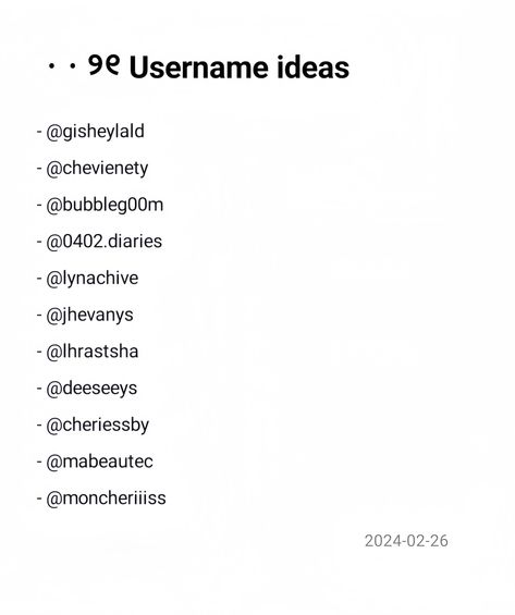 ˚୨୧ Username ideas Dump Username, Dump Username Ideas, Dump Account Names Instagram Ideas, Dump Account Username Ideas, Photo Dump Account, Aesthetic User Name Ideas, Username Ideas Instagram, Account Ideas, Instagram Account Ideas