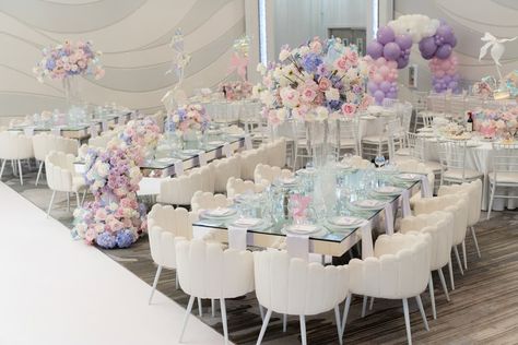 Iridescent Dream Christening — Event Du Jour Baby Blue Quinceanera, Pearl Baby Shower, Bautizo Ideas, Blue Quinceanera, Quinceanera Themes, Muslim Wedding, 2nd Baby, Wedding Dreams, 1st Bday