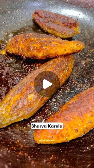 Bharva Karela Recipe, Bharwa Karela Recipe, Karela Recipe, Rose Tart, Apple Rose Tart, Processor Recipes, Apple Rose, Bitter Gourd, Veg Recipes