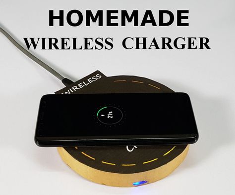 Wireless Charger Diy, Diy Wireless Charger, Electronics Gadgets Technology, Electronic Gadgets For Men, Phone Charger Diy, Gadgets Électroniques, Great Inventions, Gadgets And Gizmos, Wireless Technology