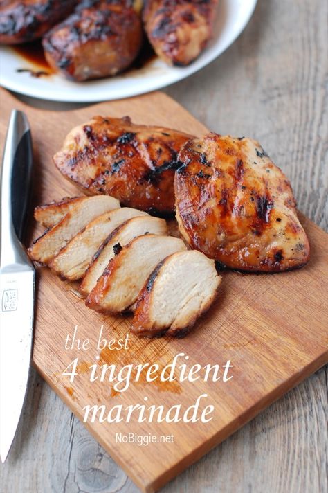 the best 4 ingredient chicken marinade:     1 cup brown sugar, 1 cup oil, 1/2 cup soy sauce, 1/2 cup vinegar 4 Ingredient Chicken, Best Chicken Marinade, Chicken Marinade, Marinade Sauce, Winner Winner, Chicken Marinades, 4 Ingredient, Recipes Chicken, Meat Dishes