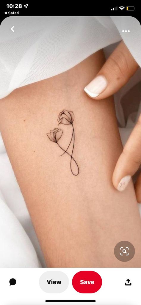 Motherhood Tattoos, Side Wrist Tattoos, Mom Daughter Tattoos, Simple Arm Tattoos, Small Girly Tattoos, Mom Tattoo Designs, Tattoos For Women Flowers, Small Pretty Tattoos, Petite Tattoos