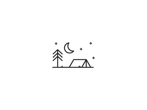 Camping by Jason Smith Camping Tattoo, Tattoo Diy, Nature Tattoo, Handpoke Tattoo, Disney Tattoo, E Tattoo, Diy Tattoo, Small Drawings, Succulent Garden