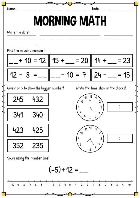 math worksheets 2nd Grade Worksheets Free Printables Activities, 2nd Grade Math Worksheets Free Printable, 2nd Grade Worksheets Free Printables, Grade 2 Worksheets, 2nd Grade Morning Work, 3rd Grade Worksheets, Third Grade Worksheets, Kindergarten Math Worksheets Addition, Summer Routine