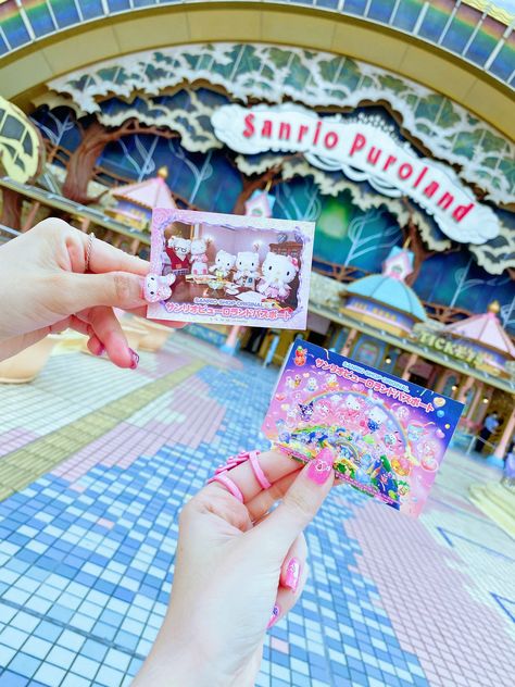 💕 Time for some kawaii fun here at Sanrio Puroland! 💜⁠ #sanriopuroland #sanriopurolandjapan #puroland Sanrio World Japan, Japan Sanrio Puroland, Sanrio Puroland Tokyo Japan, Sanrio Puroland Aesthetic, Puroland Japan, Kawaii Places, Sanrio Land, Japan Fits, Sanrio Puroland