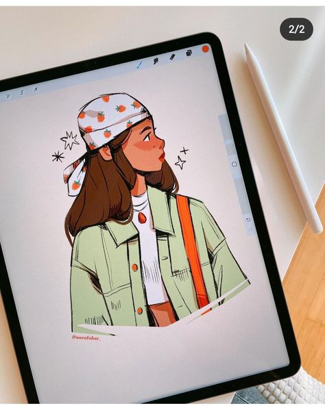 Aesthetic Procreate Art Ideas, I Pad Drawing Ideas, Drawing Tablet Aesthetic, Digital Drawing Aesthetic, Cute Digital Art, Ipad Illustration, Procreate Ipad Art, Procreate Art, Ipad Drawings