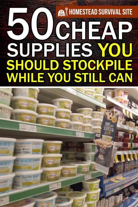 In today's uncertain times, it's more important than ever to be prepared for anything. That's why we've created this essential list of 50 cheap supplies you should stockpile while you can. From long-lasting food items to important hygiene products, our comprehensive guide will help ensure you have everything you need to face any challenges life may throw your way. Read on to discover the best bargains that could make all the difference in an emergency situation. Stock Pile Food List, Survival Foods That Last Forever, Stockpiling Food, Fitness Cake, Emergency Preparedness Items, Emergency Preparedness Food Storage, Best Survival Food, Prepper Supplies, Survival Food Storage