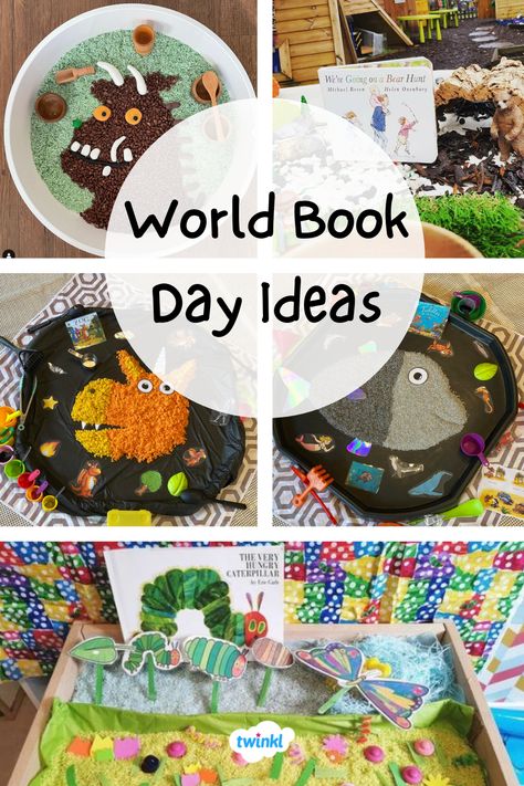 Bring your favourite books to life with these World Book Day Ideas. Book Day Activities Eyfs, World Book Day Activities Preschool, World Book Day Activities For Toddlers, World Book Day Ideas Activities, World Book Day Activities Eyfs, Communication And Language Eyfs, Book Day Ideas, National Book Day, World Book Day Activities