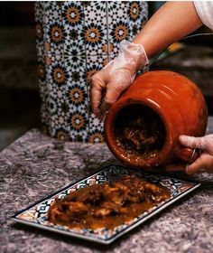 Moroccan Recipe, Morocco Food, Moroccan Restaurant, Moroccan Recipes, Middle East Food, Moroccan Cooking, Tagine Recipes, Moroccan Dishes, Traditional Dishes