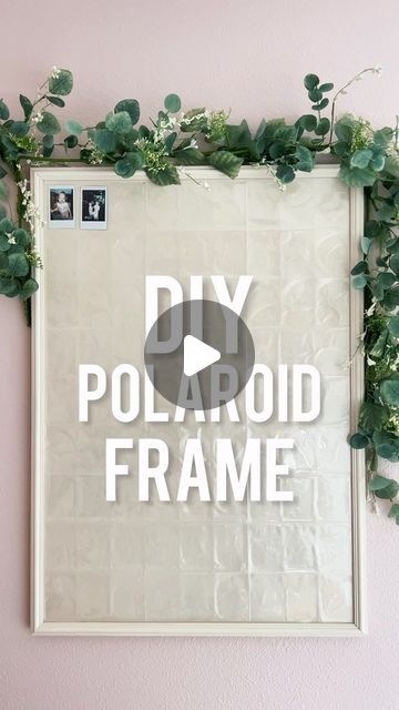 Casey Holmes on Instagram: "Obsessed with this Polaroid mini frame we made!! I was going to fill it so you could get a visual but we don’t have 81 spare pics 😆 Davis and i were talking about how this could be sooo cute for a wedding, kids room, whatever! #diy" Polaroid Display, Casey Holmes, Polaroid Diy, Mini Polaroid, Mini Frame, Polaroid Frame, Friends Diy, Mini Frames, Home Stuff