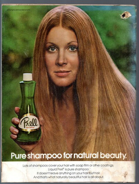 1970's Prell Shampoo Irish Dragon, Shampoo Commercial, Prell Shampoo, 70s Memories, Hair Ads, Magical Childhood, Vintage Beauty Ads, Roberta Flack, 70s Hair