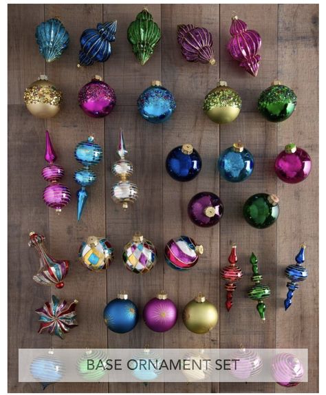 HOLIDAY MASQUERADE ORNAMENT SET Jewel Christmas Decorations, Jewel Tone Ornaments, Jewel Tone Christmas Ornaments, Jewel Toned Christmas Tree, Jewel Tone Christmas Decor, Jewel Tone Christmas Tree, Jewel Christmas Tree, Jewel Tone Christmas, Jewel Christmas