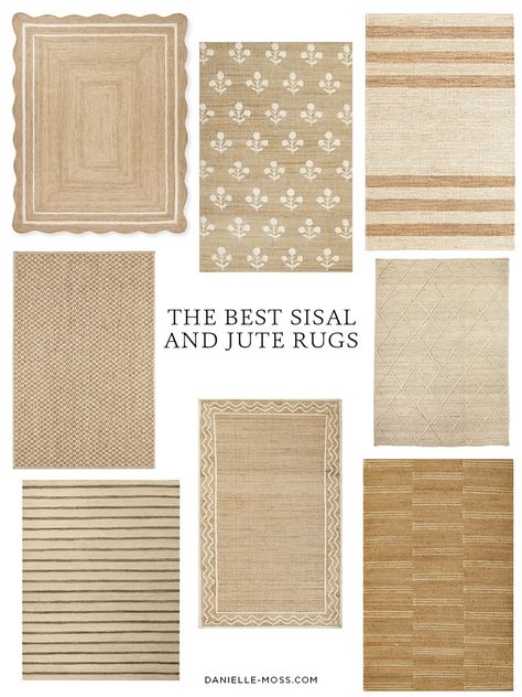 The Best Jute Rugs and other Natural Fiber Rugs For Your Home Sisal Rug Living Room, Kitchen Area Rugs Ideas, Natural Rug Living Room, Round Rug Bedroom, Soft Jute Rugs, Jute Rug Living Room, Neutral Rug Living Room, Rug Placement, Jute Rug Runner