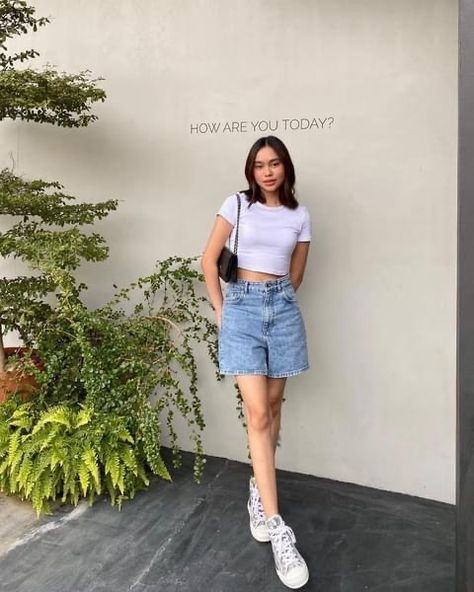 Outfit Philippines, Philippines Outfit, Ootd Outfit Ideas, Cute Aesthetic Outfits, Neat Casual Outfits, Fits Ideas, My Property, Easy Outfits, Casual College Outfits