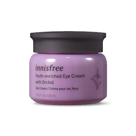 SKINCARE - Youth-enriched Eye Cream with Orchid | innisfree Eye Cream Korean, Innisfree Skincare, Korean Eye Cream, Holiday Skincare, Cream Serum, Oily Skin Care, Facial Cream, It Goes On, Anti Aging Skin Products