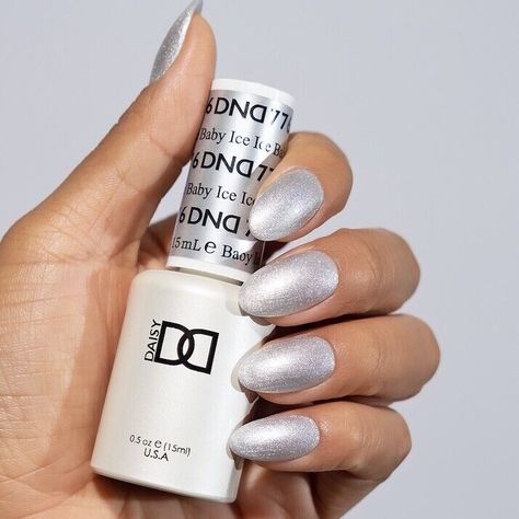 DND Soak Off Gel Polish and Nail Lacquer - 776 -  Ice Ice Baby Dnd Polish, Band Nails, Builder Gel Nails, Dnd Gel Polish, Powder Nail Polish, Glitter Gel Polish, Nail Colors Winter, Gel Lacquer, Essie Nail Polish