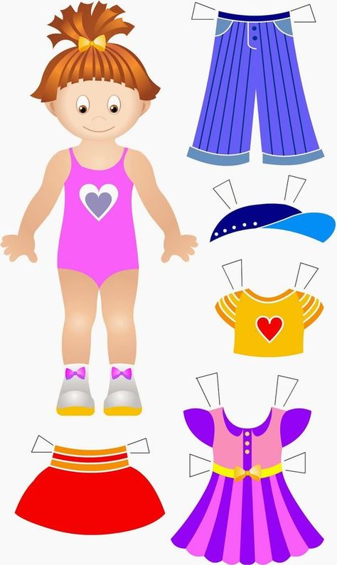 Kids Under 7: Funny Paper Dolls with Clothes Printable Paper Dolls With Clothes, Paper Doll With Clothes, Body Parts Preschool, Free Printable Paper Dolls, Paper Doll Printable Templates, Paper Clothes, Paper Dolls Clothing, Paper Doll Dress, Paper Dress