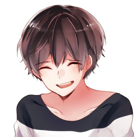 He didn't realize that you are so horrible at make up, once he saw you he couldn't hold his laugh Manga Drawing Books, Persona Anime, Anime Smile, Boy Drawing, Anime Guys Shirtless, Anime People, Guy Drawing, Cute Anime