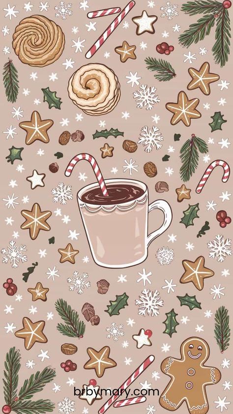 Check out these 36 Gingerbread Phone Wallpapers. Gingerbread isn’t just a treat for the holidays; it’s a whole vibe. There’s something so cozy and cheerful about gingerbread men, houses, and cookies that instantly puts you in the Christmas spirit. Christmas Doodle Wallpaper, Gingerbread Cookie Wallpaper, Gingerbread Phone Wallpaper, Gingerbread Wallpaper Aesthetic, Soft Christmas Wallpaper, Ginger Bread Wallpaper, Gingerbread Wallpaper Iphone, Christmas Wallpaper Gingerbread, Phone Wallpapers Christmas