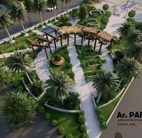 Semi Circle Landscape Design, Garden Pavilion Ideas, Landscape Plaza Design, Resort Landscaping Ideas, Indoor Theme Park Design, Public Space Design Plan, Park Layout Landscape, Buffer Zone Architecture, Industrial Park Design