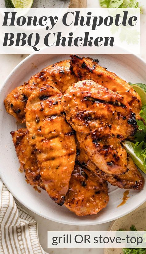 Honey Chipotle Chicken, Honey Chipotle, Bbq Menu, Spicy Honey, Have Mercy, Chipotle Chicken, Adobo Sauce, Honey Chicken, Chicken Dishes Recipes